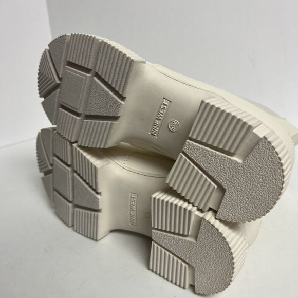 Nine West Womens Iola Chelsea Boot Ivory Size 8.5 M - Picture 5 of 6